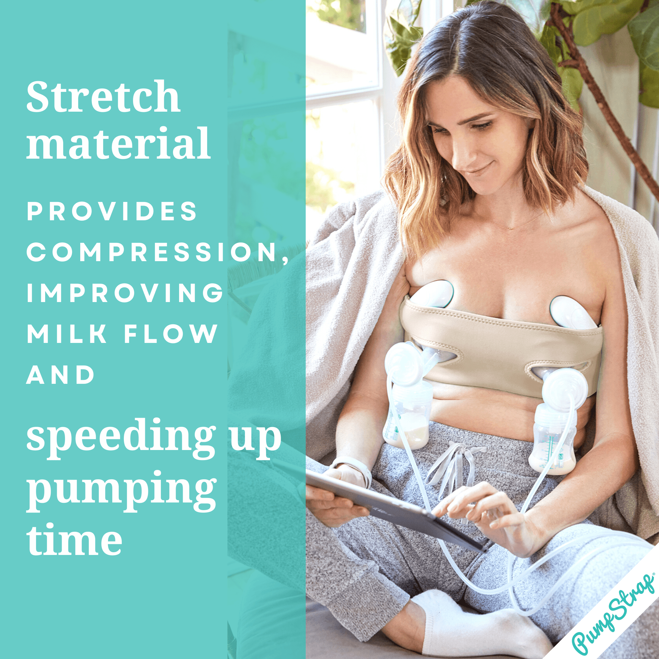 Pump Strap Hands-Free Pumping & Nursing Bra – Pump More in Less Time - Fits  All Moms, Adjusts with Body (One Size, Cup A-DD, Purple) : : Baby  Products