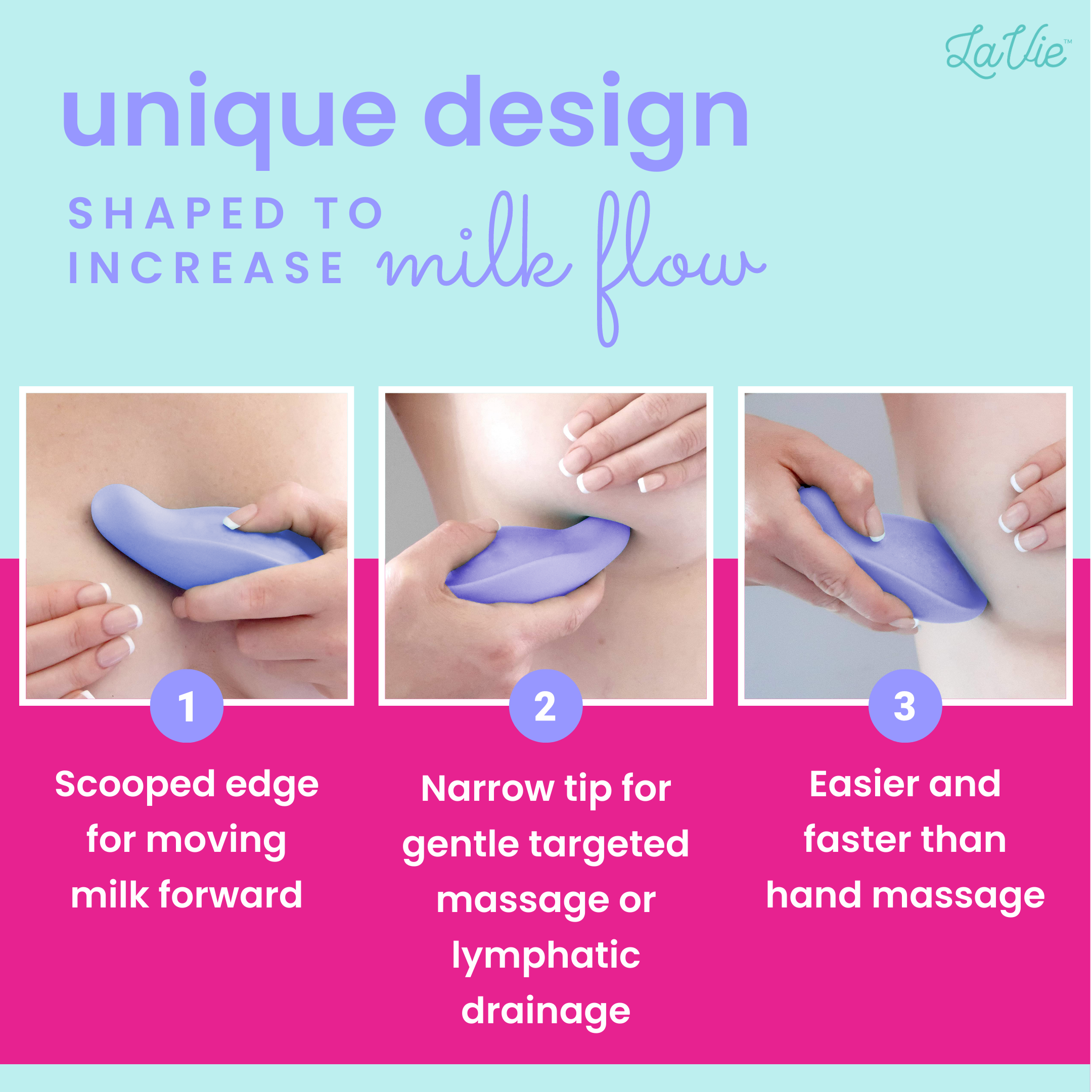 LaVie™ Mom Lactation Massagers Go Viral During Breastfeeding Awareness  Month